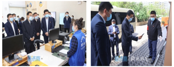 連心物業(yè)保障劉強書(shū)記蒞臨歷山名郡社區調研活動(dòng)