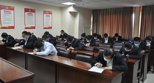 濟南連心物業(yè)有限公司進(jìn)行2020年上半年規章制度考試