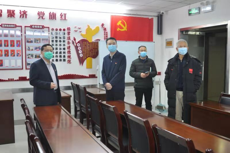 濟南海大外科醫院領(lǐng)導蒞臨連心物業(yè)交流非公黨建工作