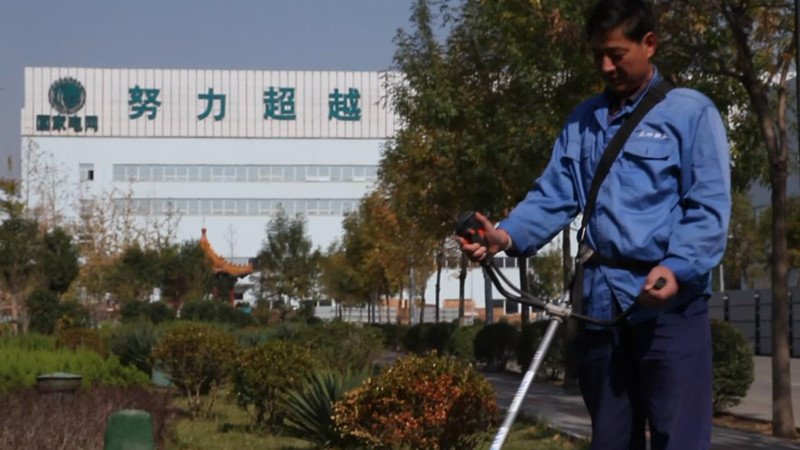 綠化人員工作現場(chǎng)