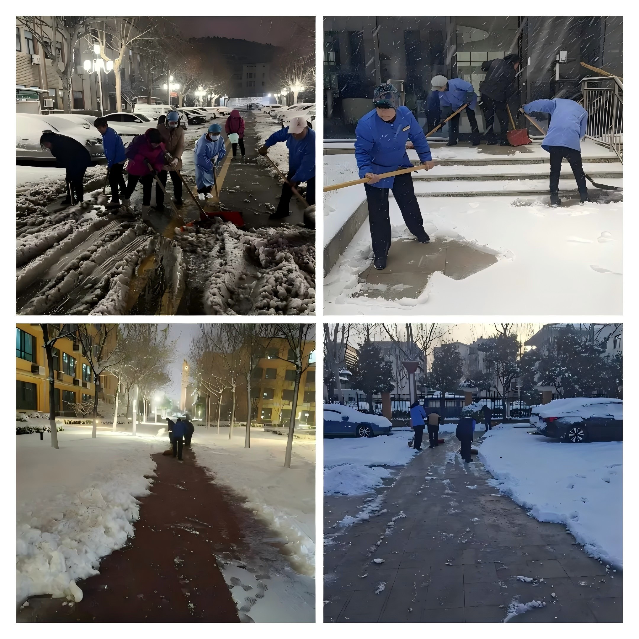 連心物業(yè)聞雪而動(dòng)，全力保障出行安全