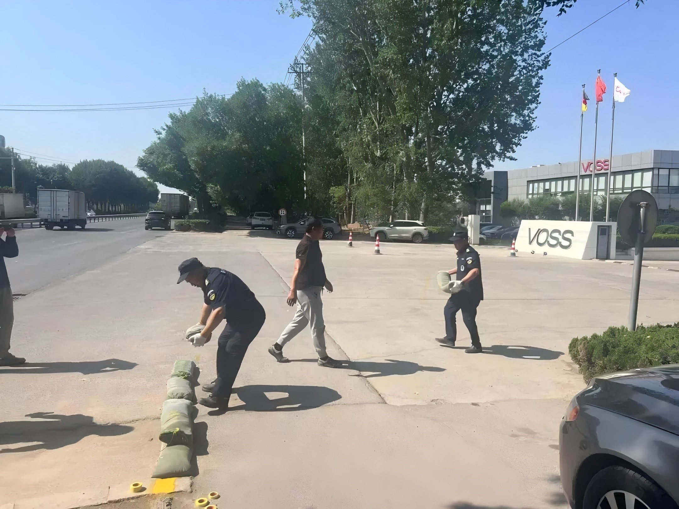 濟南連心物業(yè)駐福士汽車(chē)零部件（濟南）有限公司項目開(kāi)展綜合應急演練